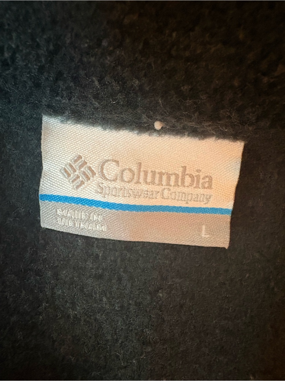 Columbia Men's Black Full-Zip Fleece Jacket - Picture 2 of 4